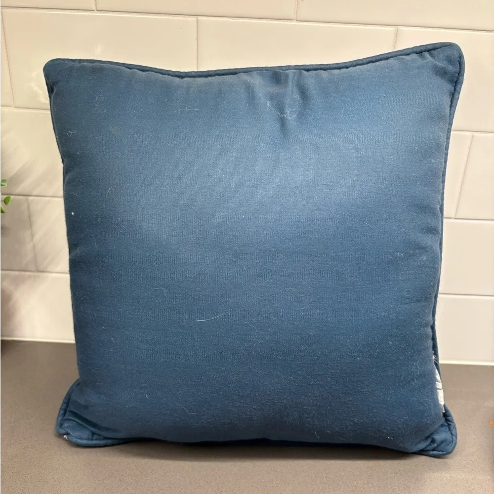 Festive Santa Claus Tapestry Pillow - Picture 2 of 2